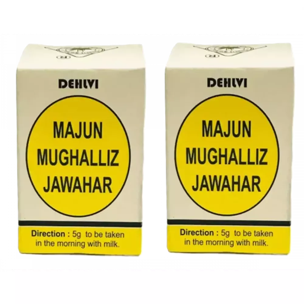 Dehlvi Ambar Majun Mughalliz Jawahar Wali - 125 gms (Pack of 2)